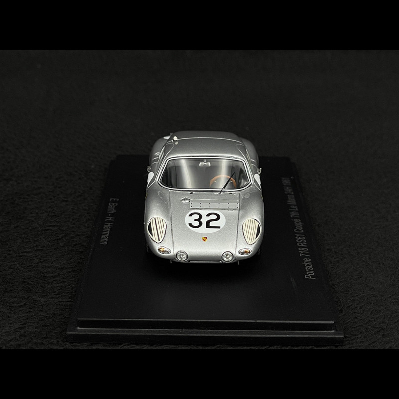 Porsche 718 RS61 Coupe n° 32 7th 24h Le Mans 1961 Herrmann 1/43