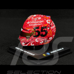 Casque Ferrari Carlos Sainz Jr. n° 55 Vainqueur GP Mexique F1 2024 1/5 LookSmart LSHEL007