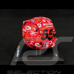 Casque Ferrari Carlos Sainz Jr. n° 55 Sieger Mexiko GP F1 2024 1/5 LookSmart LSHEL007