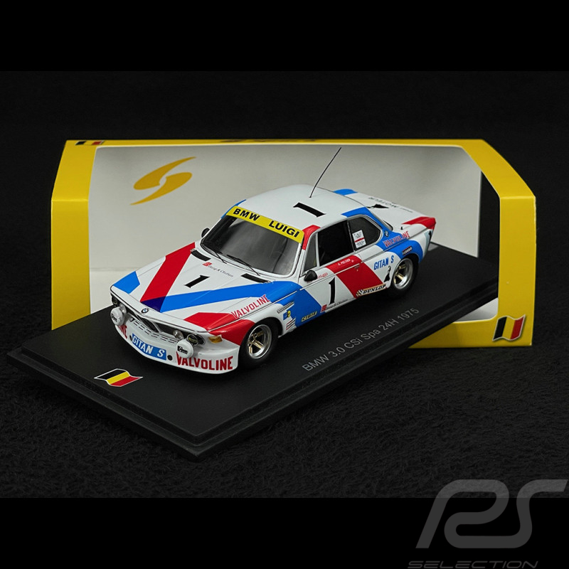 BMW 3.0 CSi n° 1 24h Spa 1975 1/43 Spark SB638