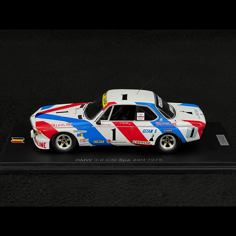 Miniature Spark 1/43 - BMW 3.0 CSL N°86 - 24h Du Mans 1976 - Aubriet/Depnic