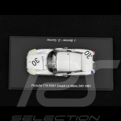Porsche 718 RS61 Coupe n° 30 24h Le Mans 1961 1/43 Spark S9734
