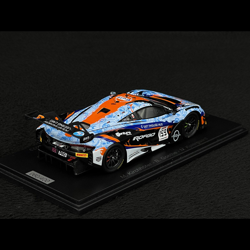 McLaren 720S GT3 Evo n° 159 24h Spa 2023 Gulf 1/43 Spark SB735