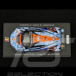 McLaren 720S GT3 Evo n° 159 24h Spa 2023 Gulf 1/43 Spark SB735