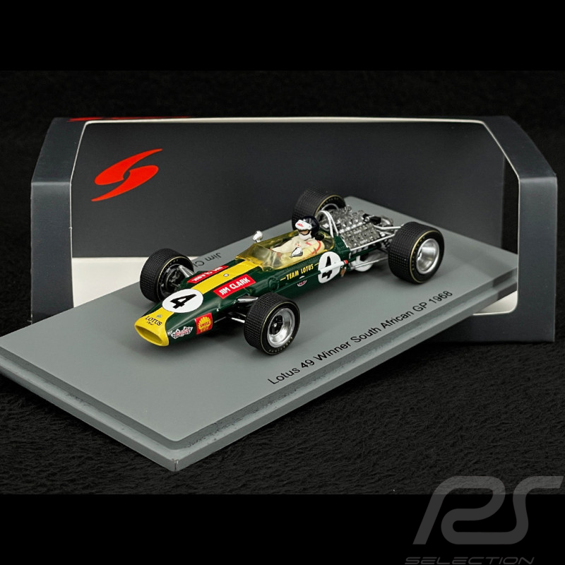 Jim Clark Lotus 48 n° 4 Sieger Südafrika GP F1 1968 1/43 Spark S6363