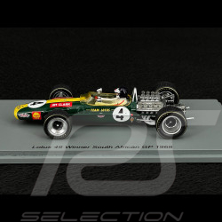 Jim Clark Lotus 48 n° 4 Sieger Südafrika GP F1 1968 1/43 Spark S6363