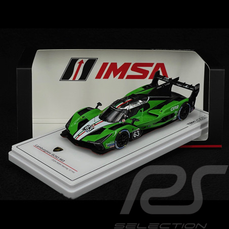 Lamborghini Huracan SC63 n° 63 Iron Lynx 7th 12h Sebring 2024 Grosjean 1/43 TrueScale Models TSM430816