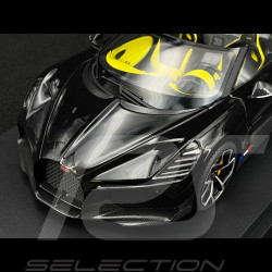 Bugatti W16 Mistral 2023 Noir 1/18 Top Speed TS0597