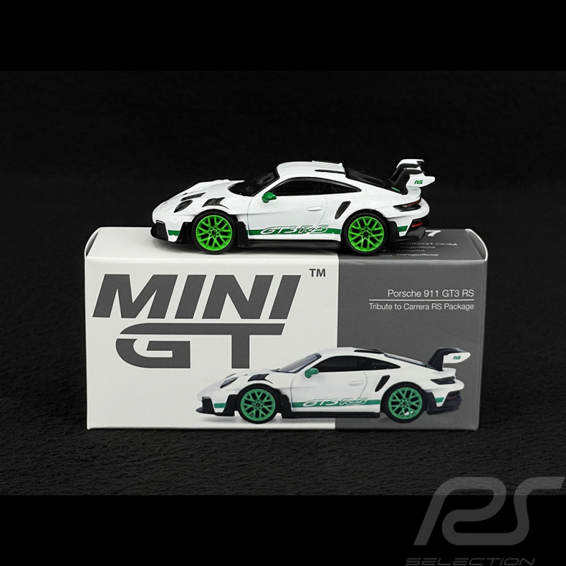 Porsche 911 GT3 RS Type 992 Tribute to Carrera RS 2023 White 1/64 Mini GT MGT00827-L