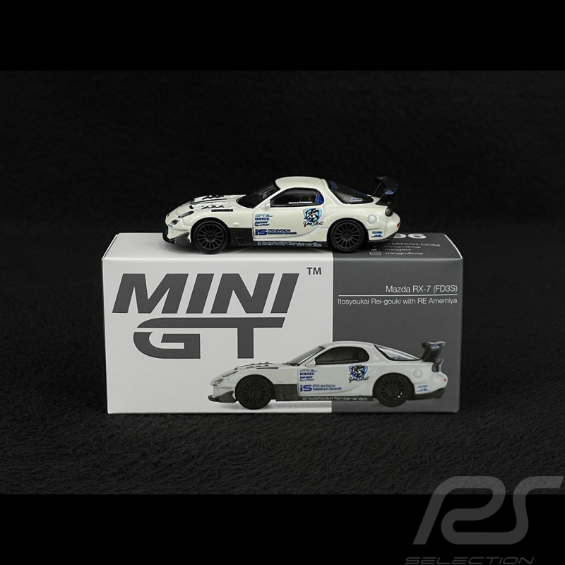 Mazda RX7 FD3S Itosyoukai Rei-Gouki RE Amemiya 2004 Blanc 1/64 Mini GT MGT00996-R