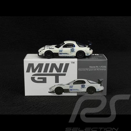 Mazda RX7 FD3S Itosyoukai Rei-Gouki RE Amemiya 2004 Blanc 1/64 Mini GT MGT00996-R