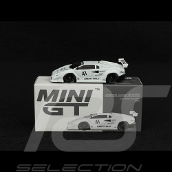 Lamborghini Countach LB-Works n° 41 Tokyo Auto Salon 2024 White 1/64 Mini GT MGT00966-L