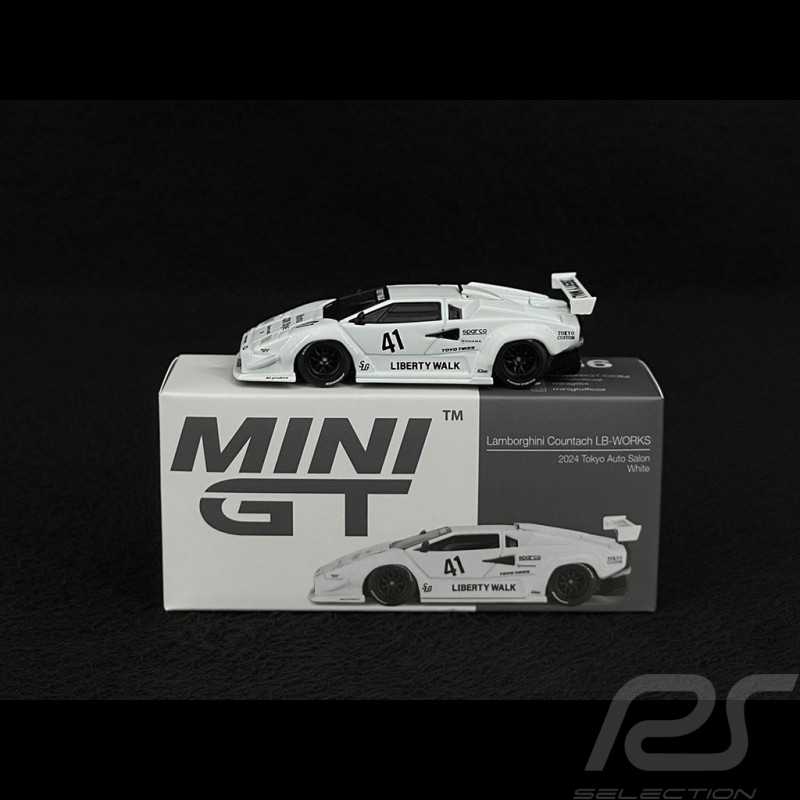 Lamborghini Countach LB-Works n° 41 Tokyo Auto Salon 2024 White 1/64 Mini GT MGT00966-L