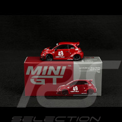 Fiat Abarth 595 LB-Works x Abas 2024 Rouge 1/64 Mini GT MGT00963-L