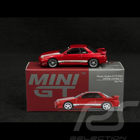 Nissan Skyline GT-R R32 VeilSide Combat 1993 Rot 1/64 Mini GT MGT00987-R