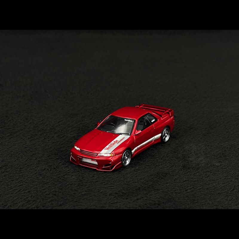 Nissan Skyline GT-R R32 VeilSide Combat 1993 Rouge 1/64 Mini GT