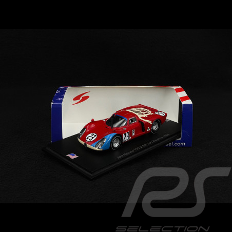 Alfa Romeo T33-2 n° 23 6. 24h Daytona 1968 1/43 Spark US378