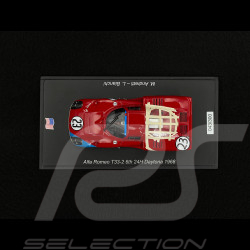 Alfa Romeo T33-2 n° 23 6. 24h Daytona 1968 1/43 Spark US378