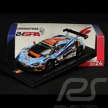 McLaren 720S GT3 Evo n° 159 24h Spa 2024 Gulf 1/43 Spark SB788