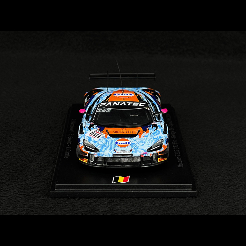 McLaren 720S GT3 Evo n° 159 24h Spa 2024 Gulf 1/43 Spark SB788