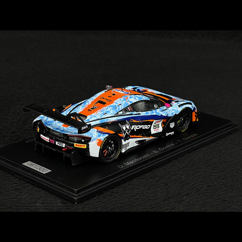 McLaren 720S GT3 Evo n° 159 24h Spa 2024 Gulf 1/43 Spark SB788