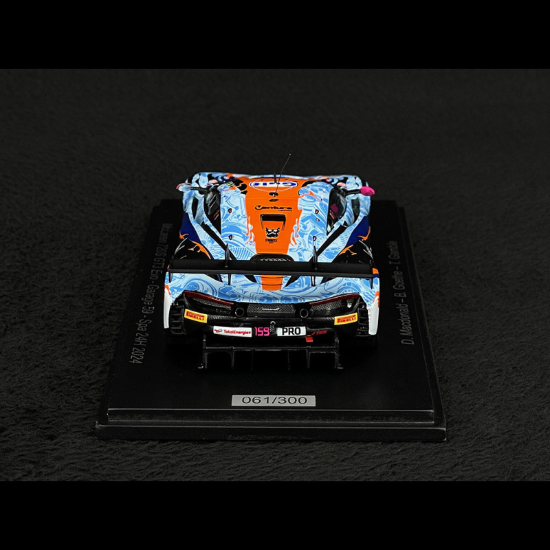 McLaren 720S GT3 Evo n° 159 24h Spa 2024 Gulf 1/43 Spark SB788