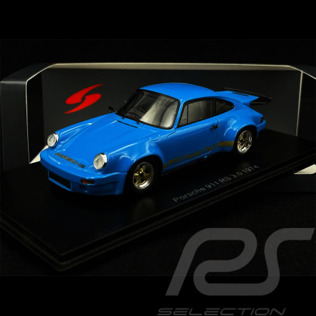 Porsche 911 RS 3.0 RHD 1974 Blau 1/43 Spark S7640