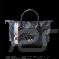 24h le Mans Leder Reisetasche Chris 48h Schwarz 27936-1504