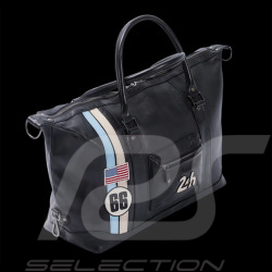 24h le Mans Leder Reisetasche Chris 48h Schwarz 27936-1504