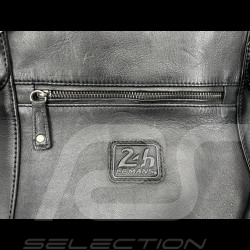 Grand Sac de Voyage 24h le Mans en Cuir Ken 72h Noir 27938-1504