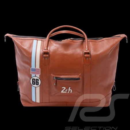 24h le Mans Big Leather Travel Bag Ken 72h Rusty 27938-9920