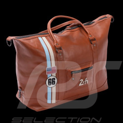 24h le Mans große Leder Reisetasche Ken 72h Rostrot 27938-9920