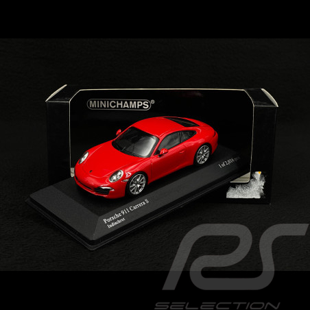 Porsche 911 typ 991 Carrera S 2012 Indischrot 1/43 Minichamps 410060220