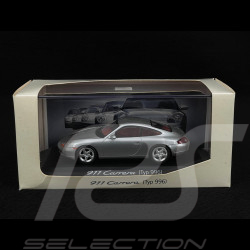 Porsche 911 Carrera Type 996 2001 Polar Silver 1/43 Schuco WAP02003697