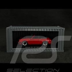 Porsche 911 SC Cabriolet 1983 red 1/43 Spark SDC005