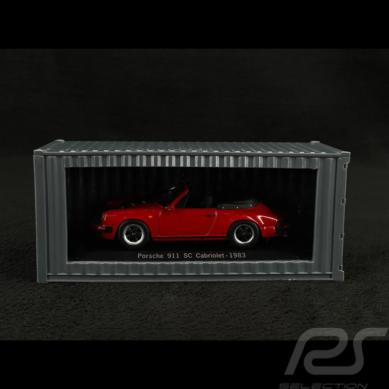 Porsche 911 SC Cabriolet 1983 red 1/43 Spark SDC005