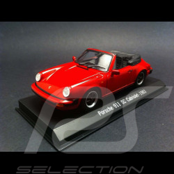 Porsche 911 SC Cabriolet 1983 red 1/43 Spark SDC005