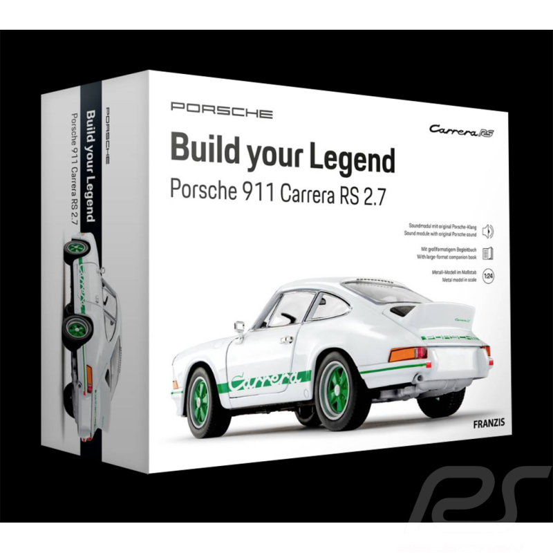 Porsche 911 Adventskalender Carrera RS 2.7 1974 Grand Prix Weiß 1/24 Franzis 67267
