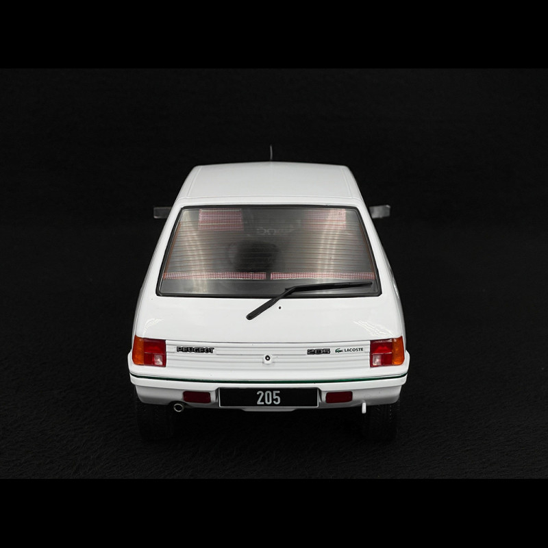 MCG 1/18 プジョー 205 ラコステ 1984 (ホワイト) PEUGEOT 205 LACOSTE 1984 1/18 MCG (WHITE) - Carscaleworld.com