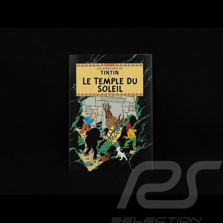 Carte Postale Double Tintin - Le Temple Du Soleil