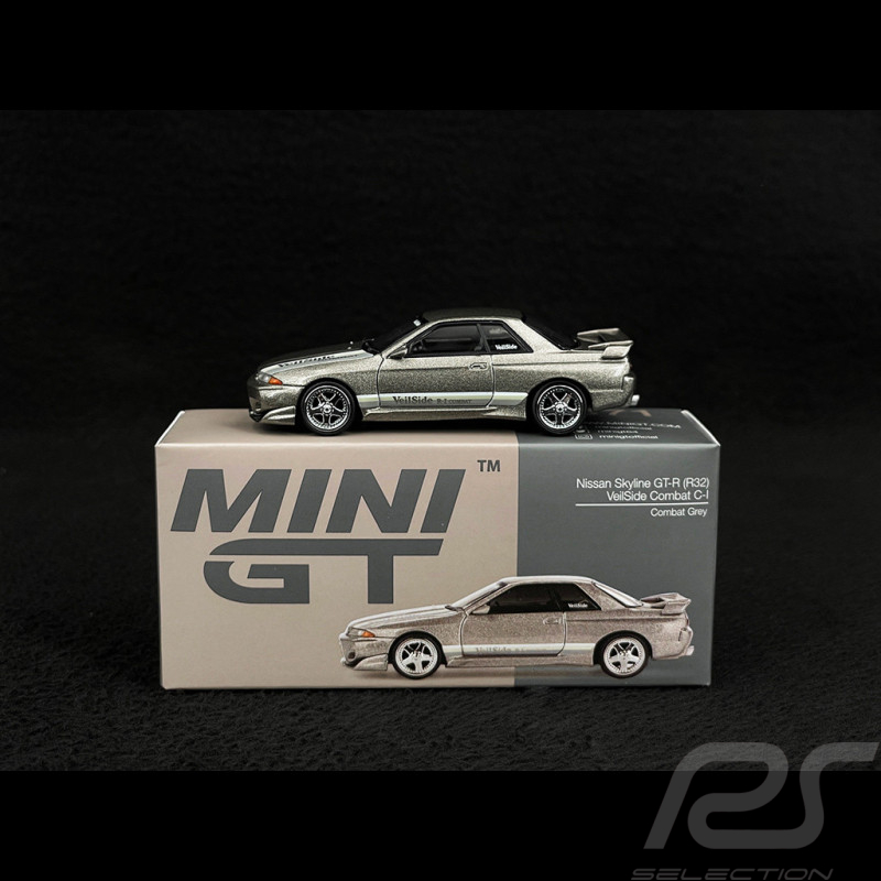 Nissan Skyline GT-R R32 Veilside Combat C-I 2011 Combat Grey 1/64 Mini GT MGT00971-R
