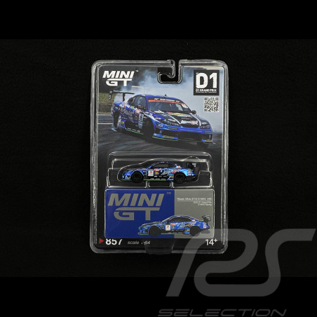 Nissan Silvia S15 n° 70 D-MAX Racing D1 Grand Prix 2023 1/64 Mini GT MGT00857-BL