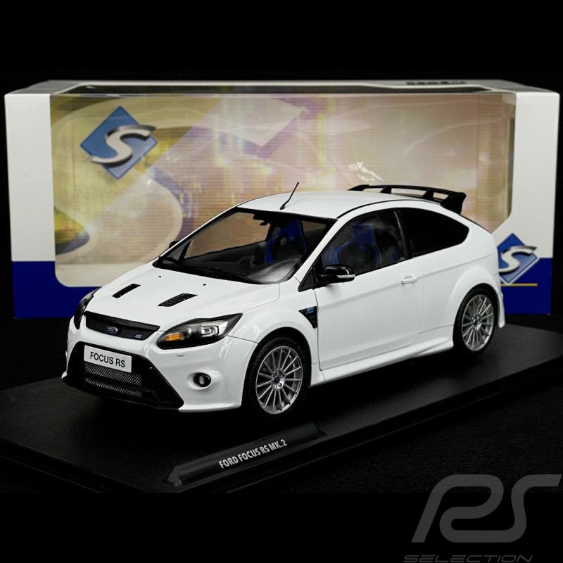 Ford Focus RS MK2 Pack RS Plus 2009 Blanc Givré 1/18 Solido S1813102