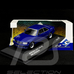 Mercedes-Benz 560 SEC AMG Widebody 1990 Perle Bleue Linarique 1/43 Solido S4310907