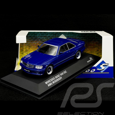 Mercedes-Benz 560 SEC AMG Widebody 1990 Linarite Blue Pearl 1/43 Solido S4310907
