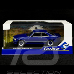 Mercedes-Benz 560 SEC AMG Widebody 1990 Linarite Blue Pearl 1/43 Solido S4310907