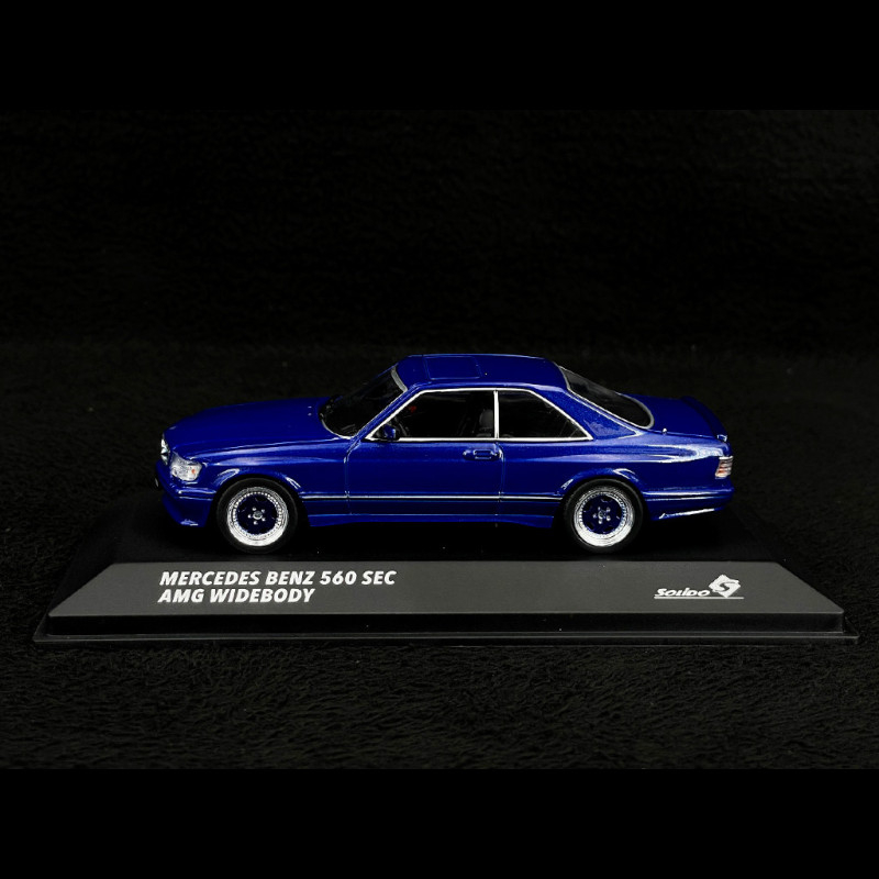 Solido 1/43 - Série 100 - Réf 126 - Mercedes 220 SE - Bleu - Fabriqué En France