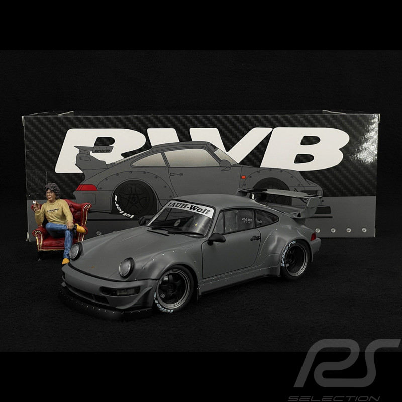 Porsche 911 RWB Bodykit Nardo Type 964 2024 Gris 1/18 Solido S1807517