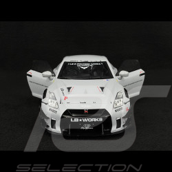 Nissan GT-R R35 W/Liberty Walk Body Kit 2.0 Fighter Livery 2024 Grey 1/18 Solido S1805821