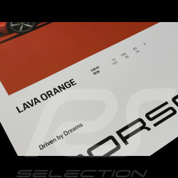 Porsche Posters Low Price Set of 4 911 75 Years Edition Driven by Dreams WAP0504700R75Y